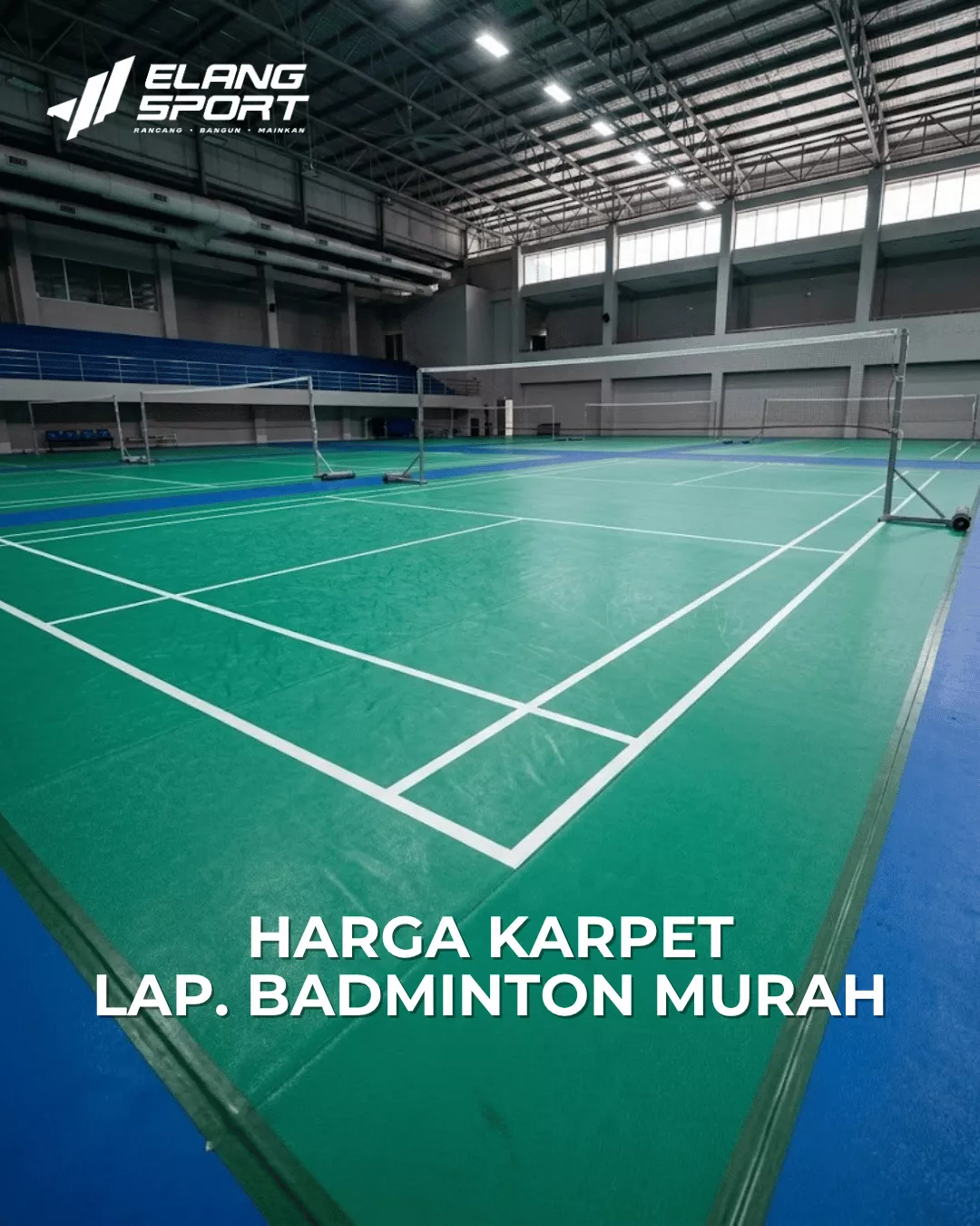 harga karpet lapangan badminton murah 1