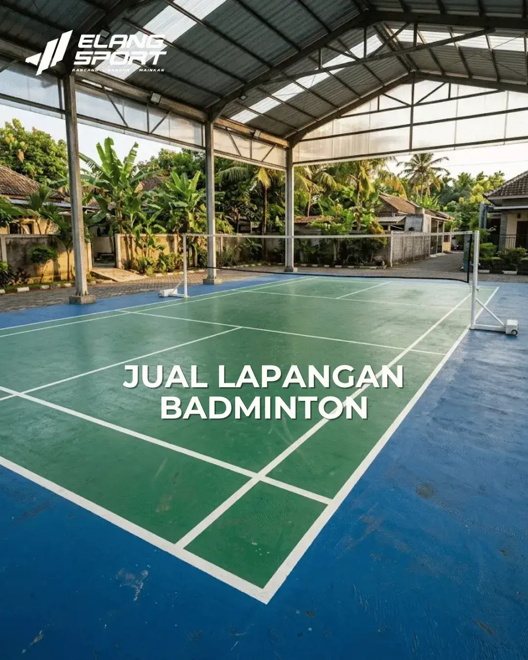 jual lapangan badminton 1