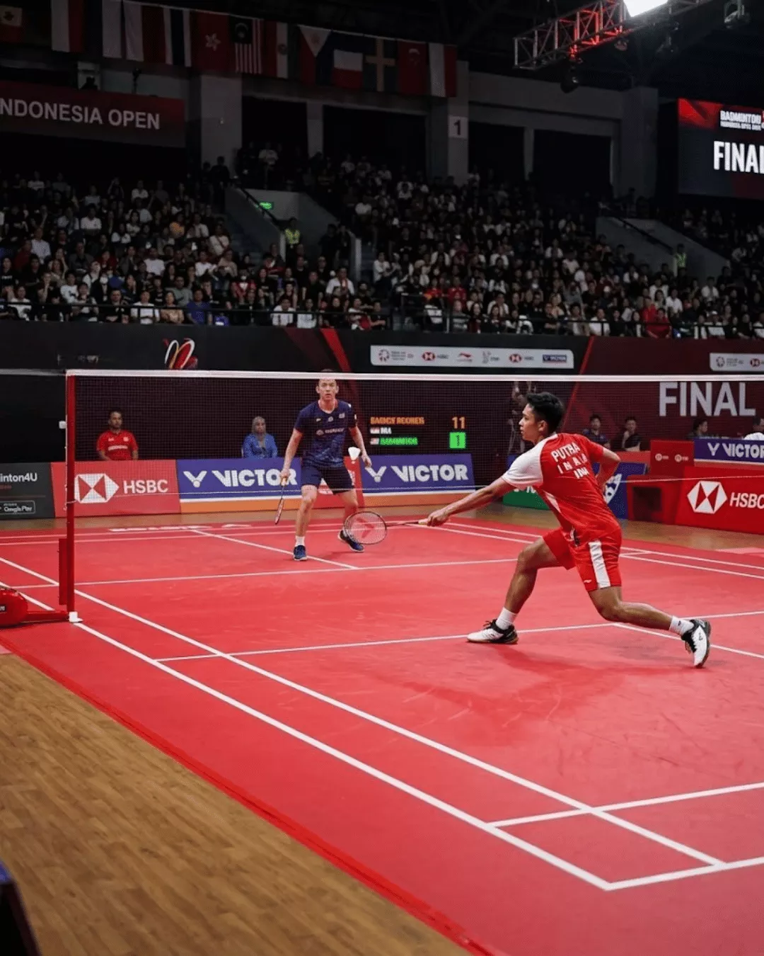 lantai badminton portable 2