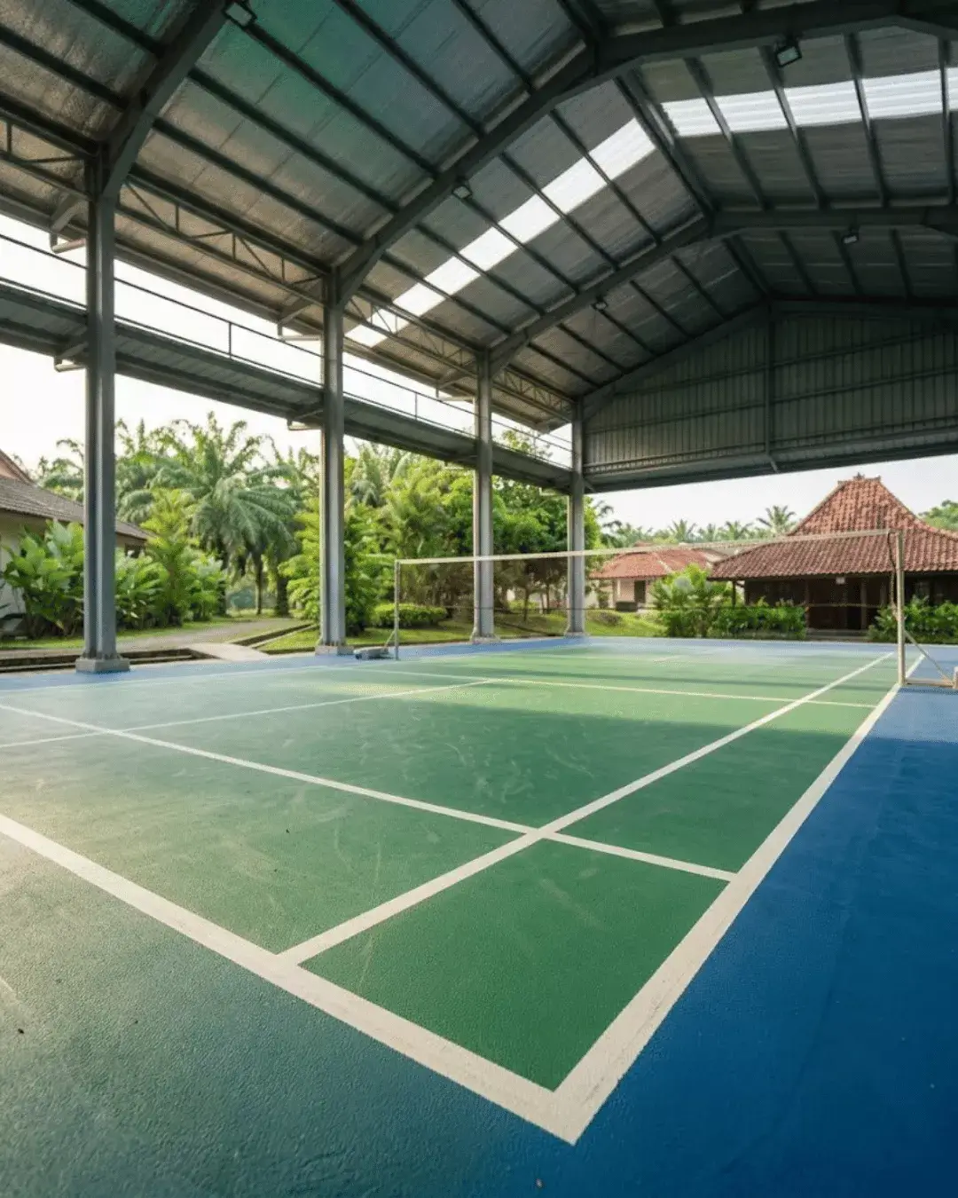 kontraktor pemasangan karpet badminton 2