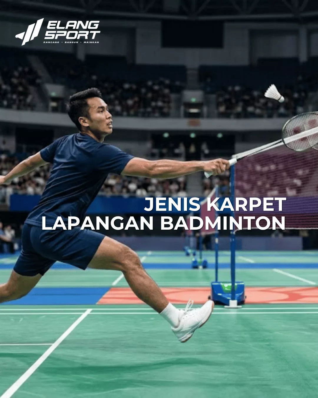 jenis karpet lapangan badminton 1