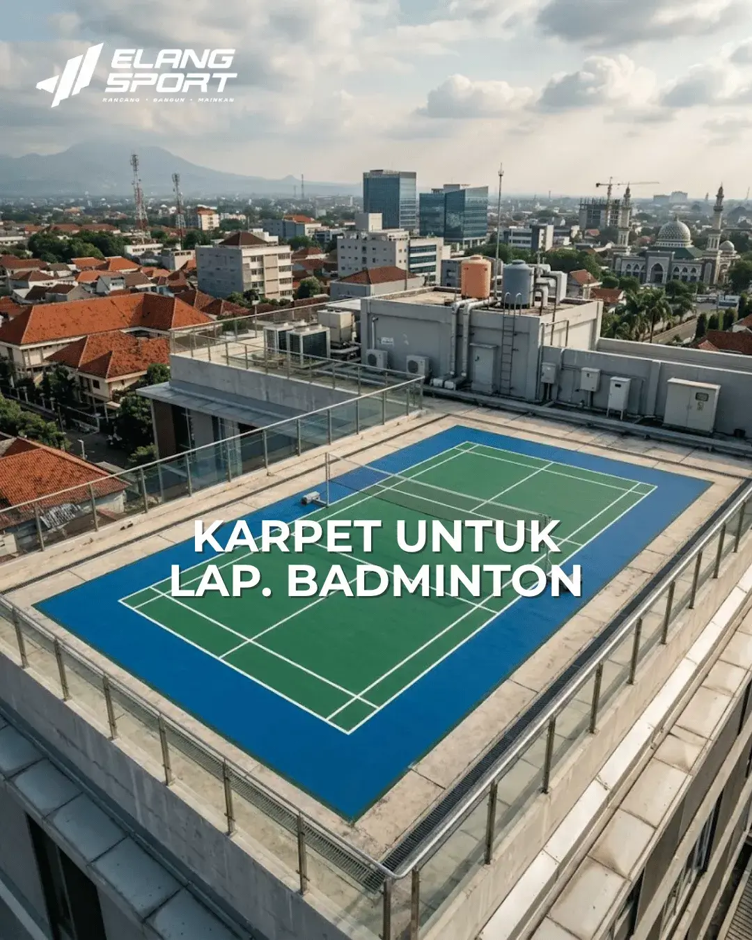 karpet untuk lapangan badminton 1