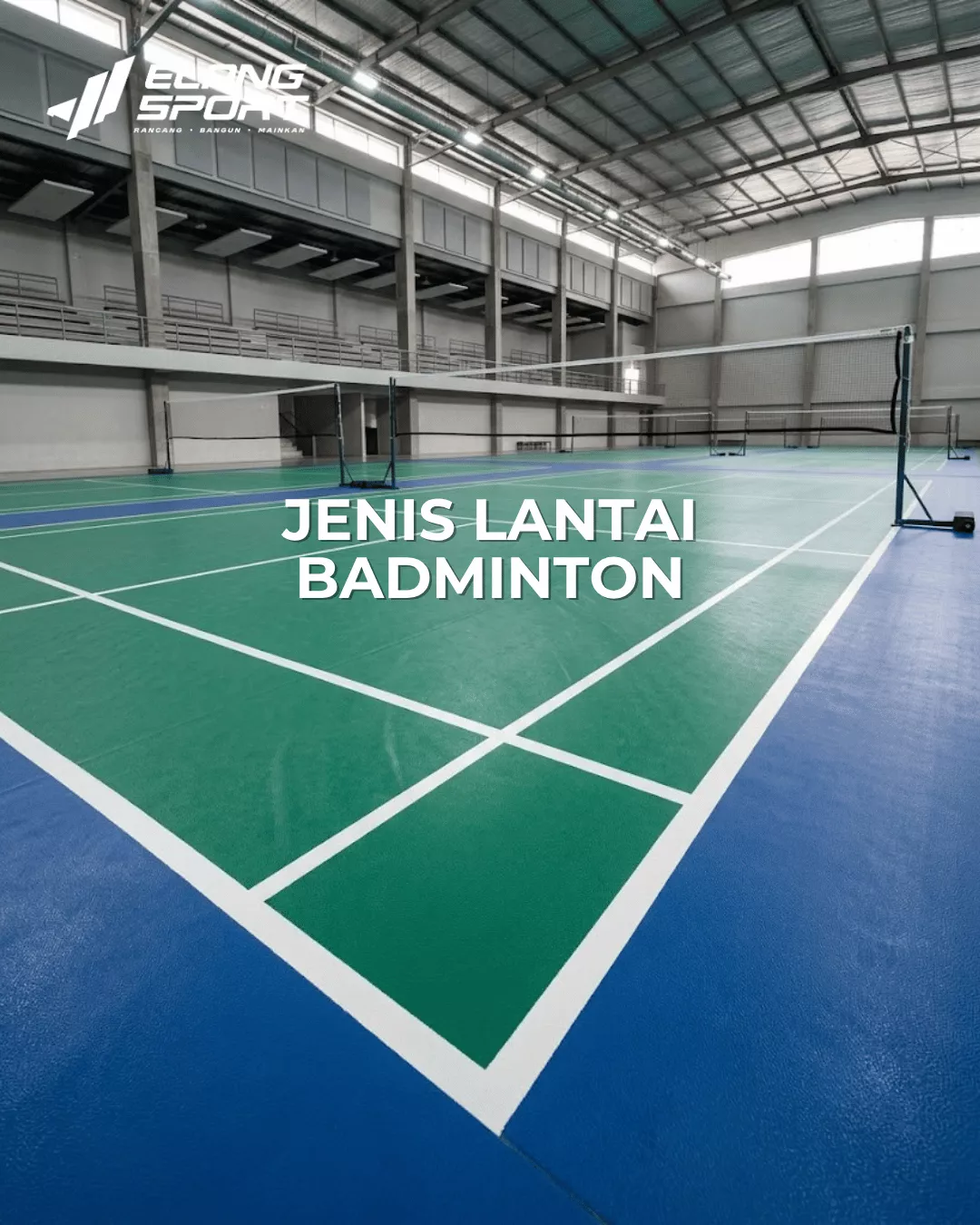 jenis lantai badminton 1