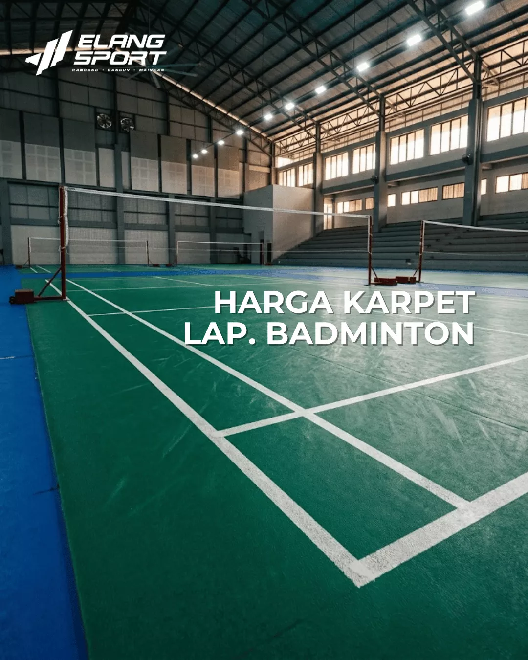 harga karpet lapangan badminton 1
