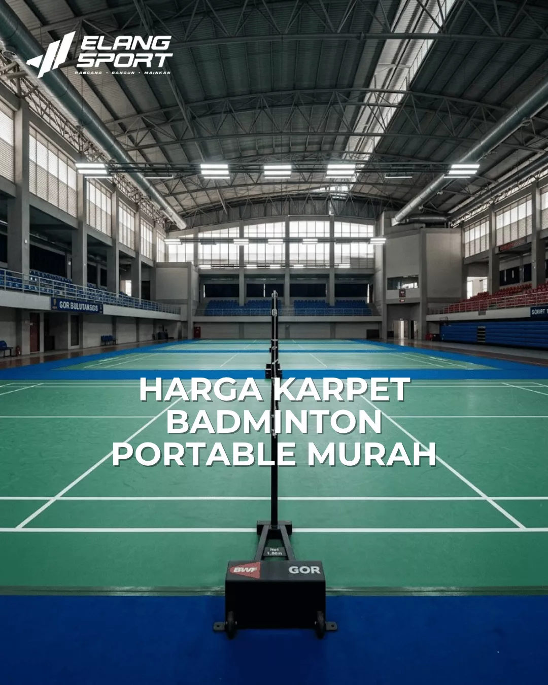 harga lapangan badminton portable 1