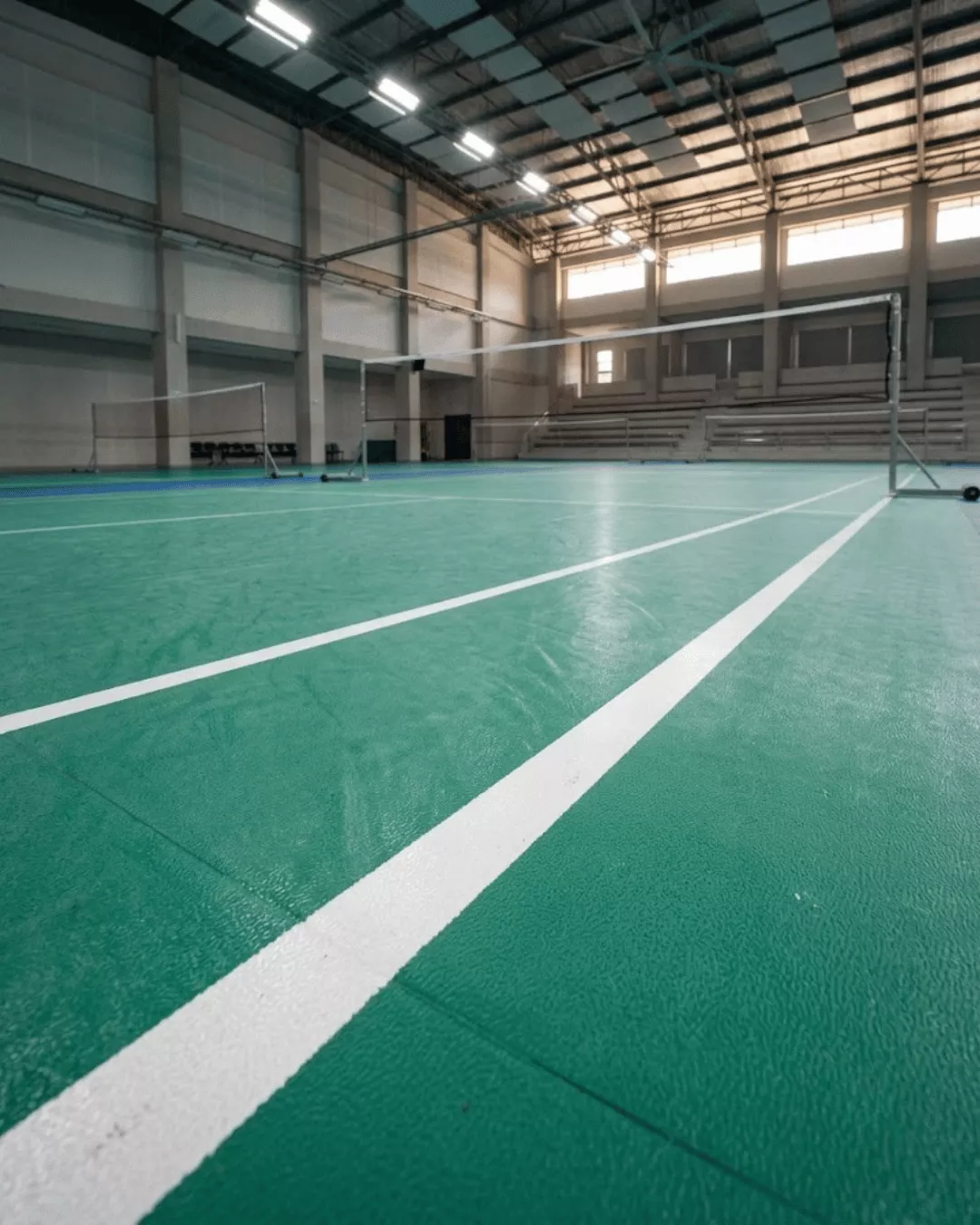 harga vinyl lantai lapangan badminton 2