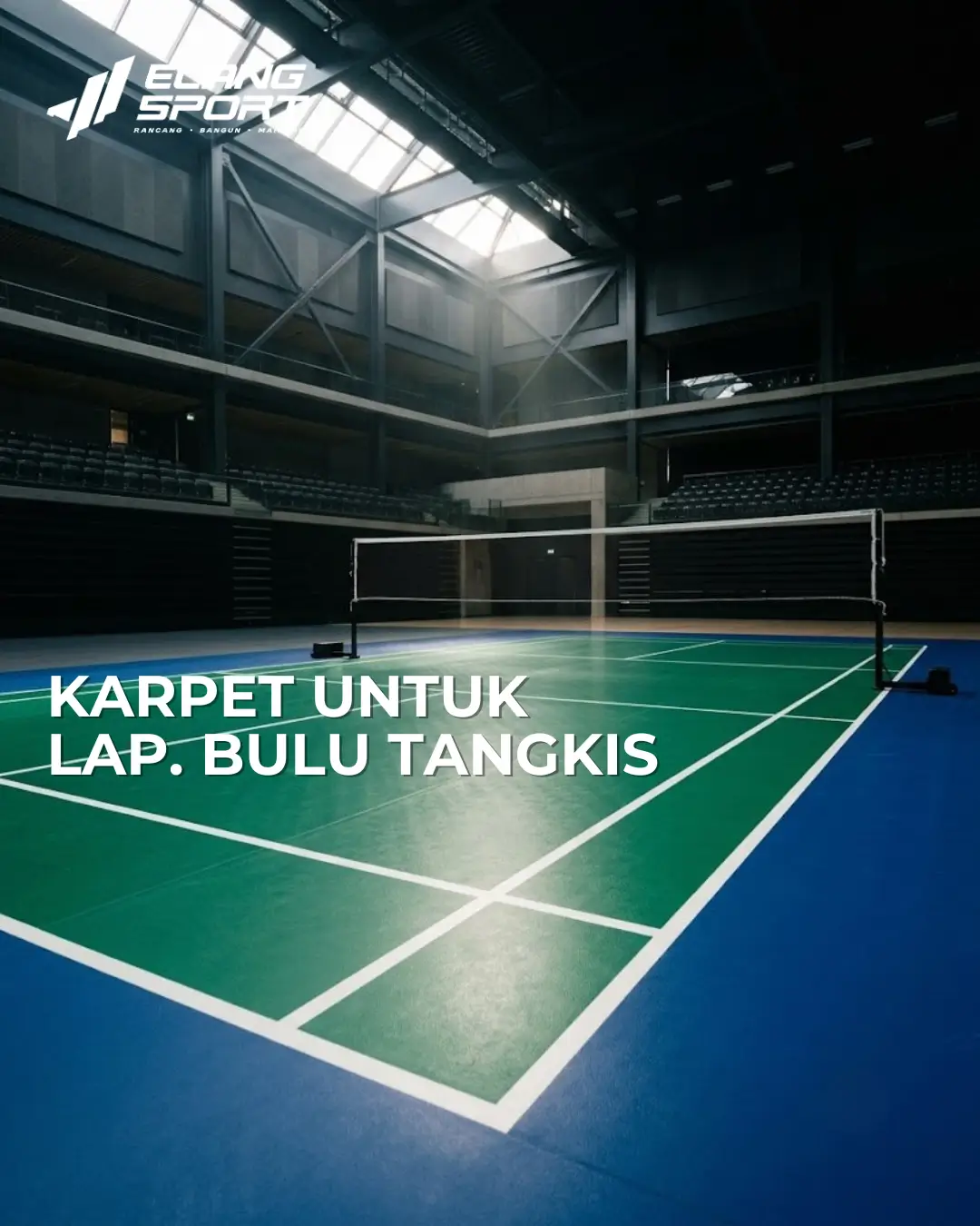 karpet untuk lapangan bulu tangkis 1