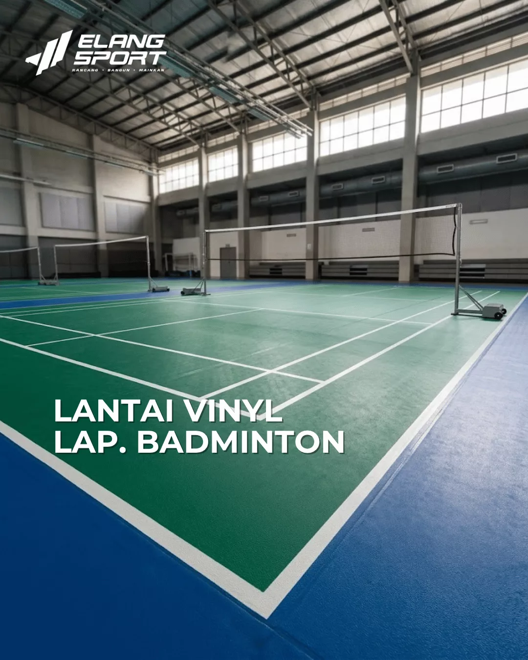 lantai vinyl lapangan badminton 1