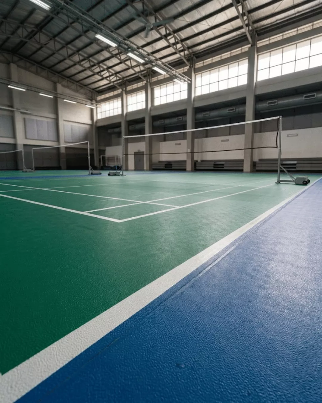 lantai vinyl lapangan badminton 2