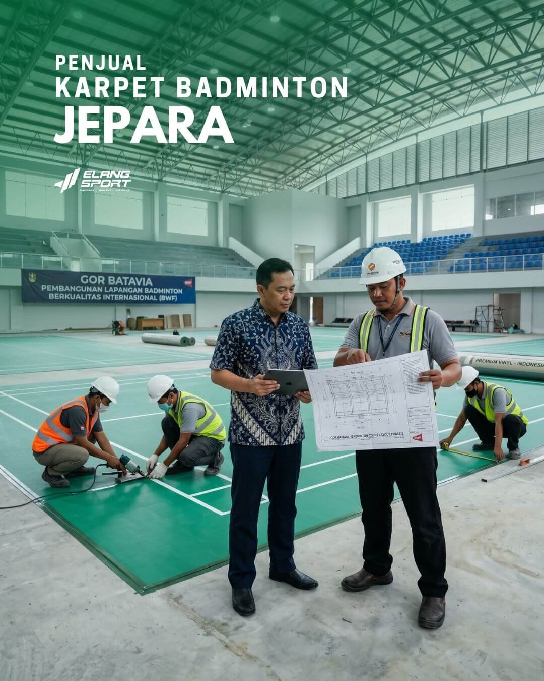 jual karpet badminton jepara