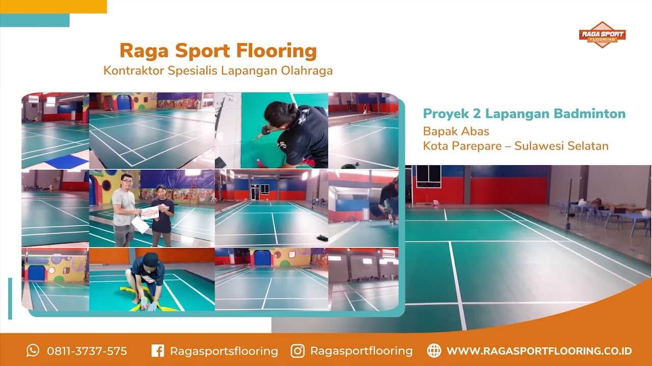 Jasa Pembuatan Lapangan Badminton di Parepare