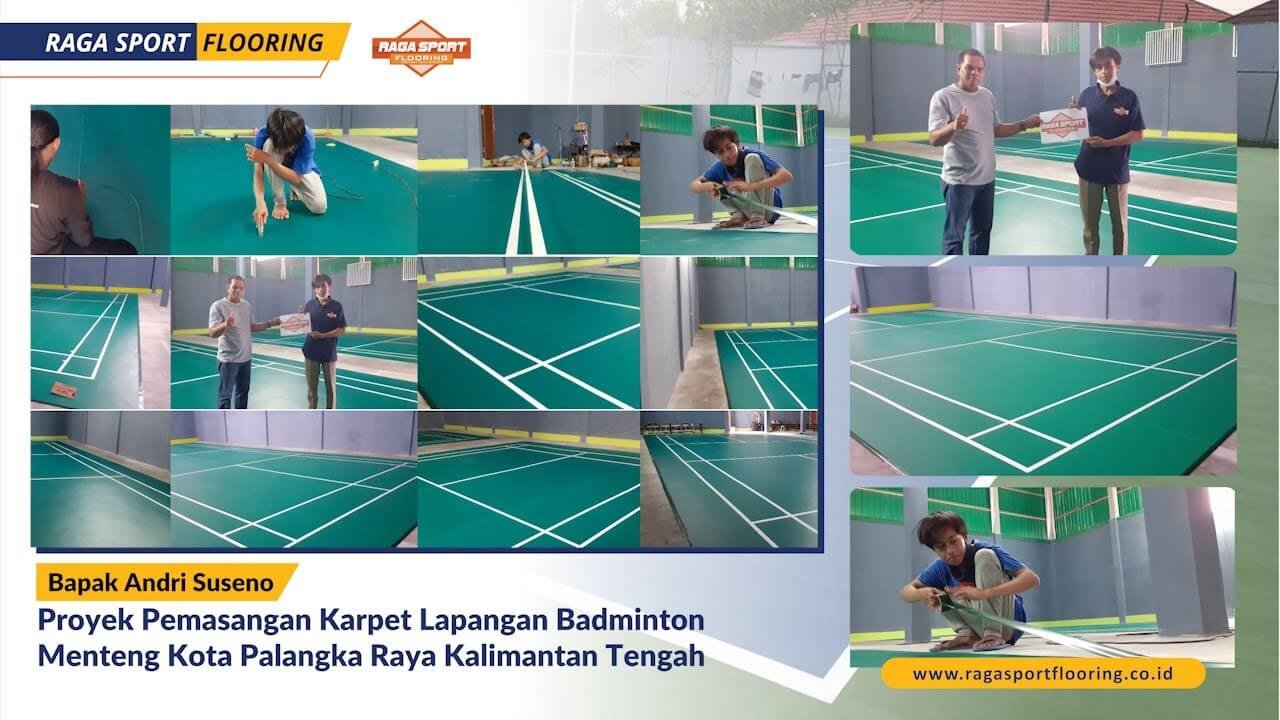 Pembuatan Lapangan Badminton Termurah di Palangkaraya