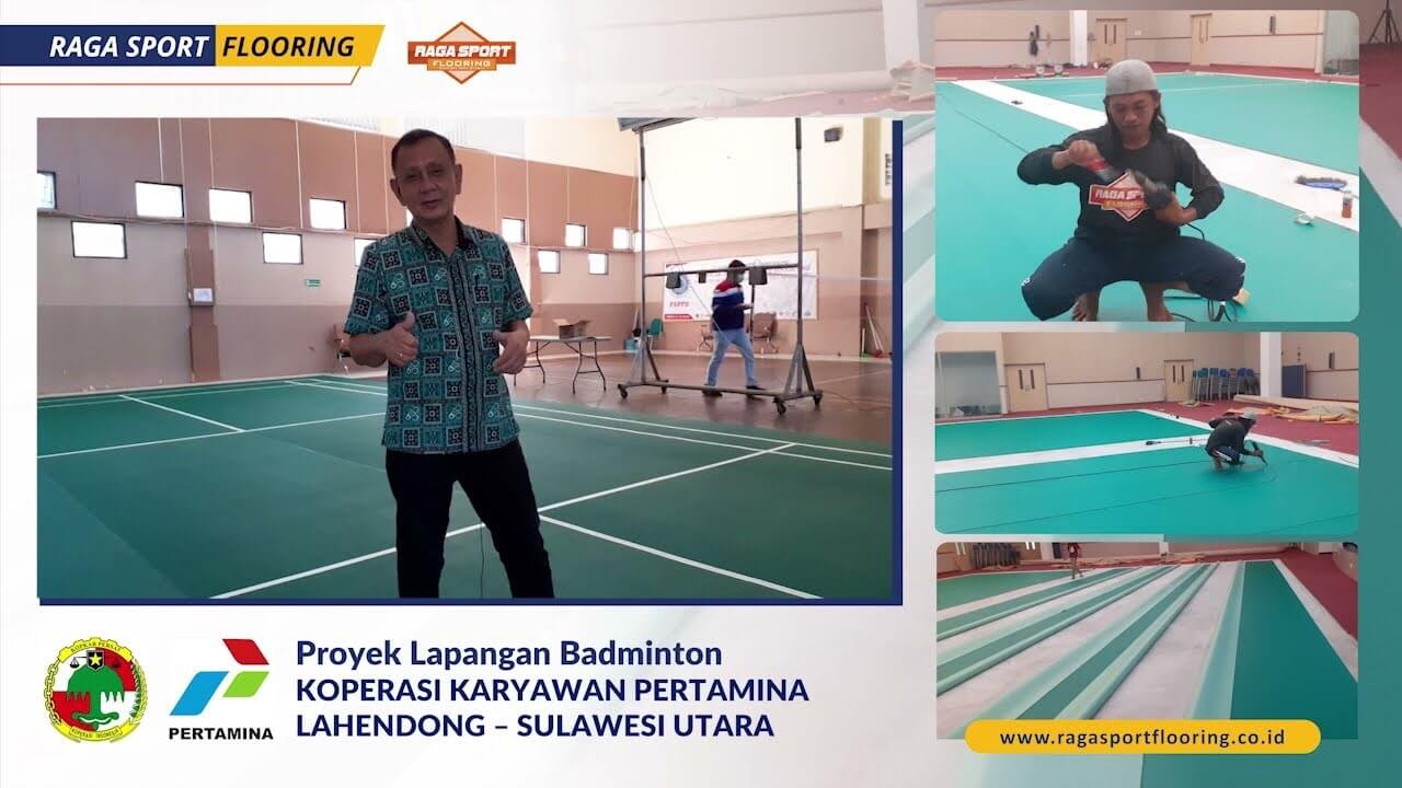 Jasa Pembuatan Lapangan Badminton di Tomohon Sulut