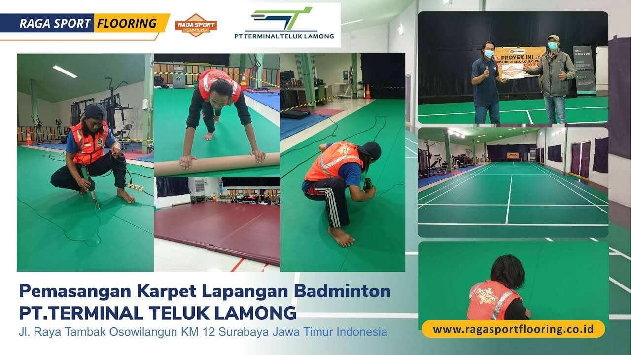 Jasa Pembuatan Lapangan Badminton Terbaik di Surabaya