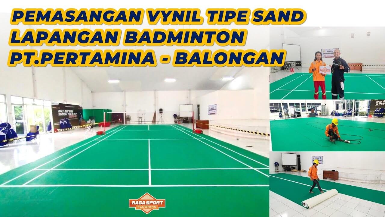 karpet lapangan badminton indramayu