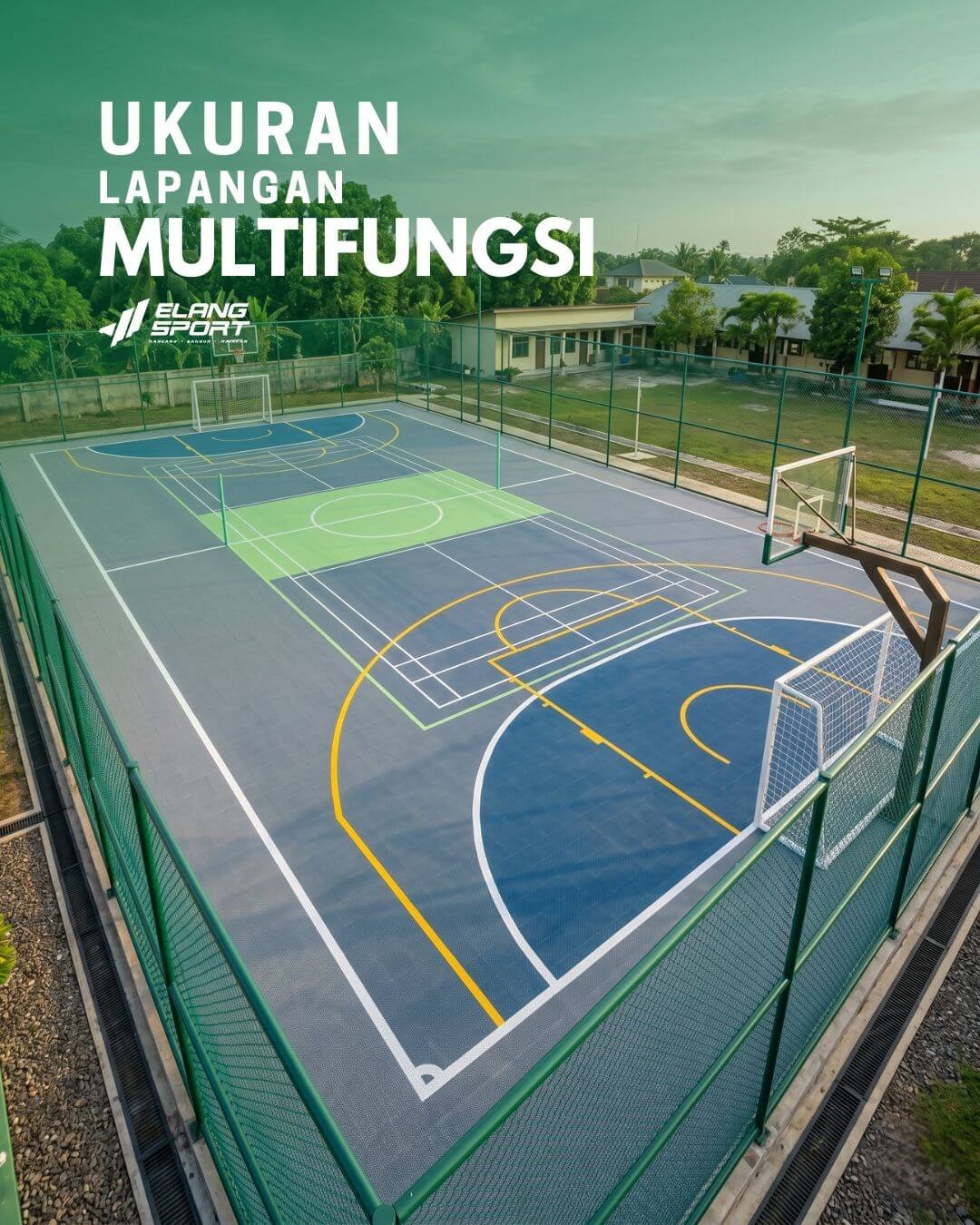ukuran lapangan multifungsi