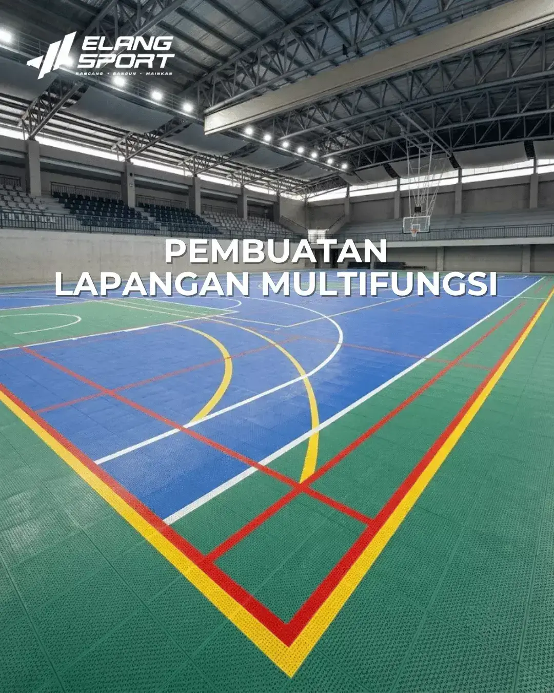 pembuatan lapangan multiffungsi 1