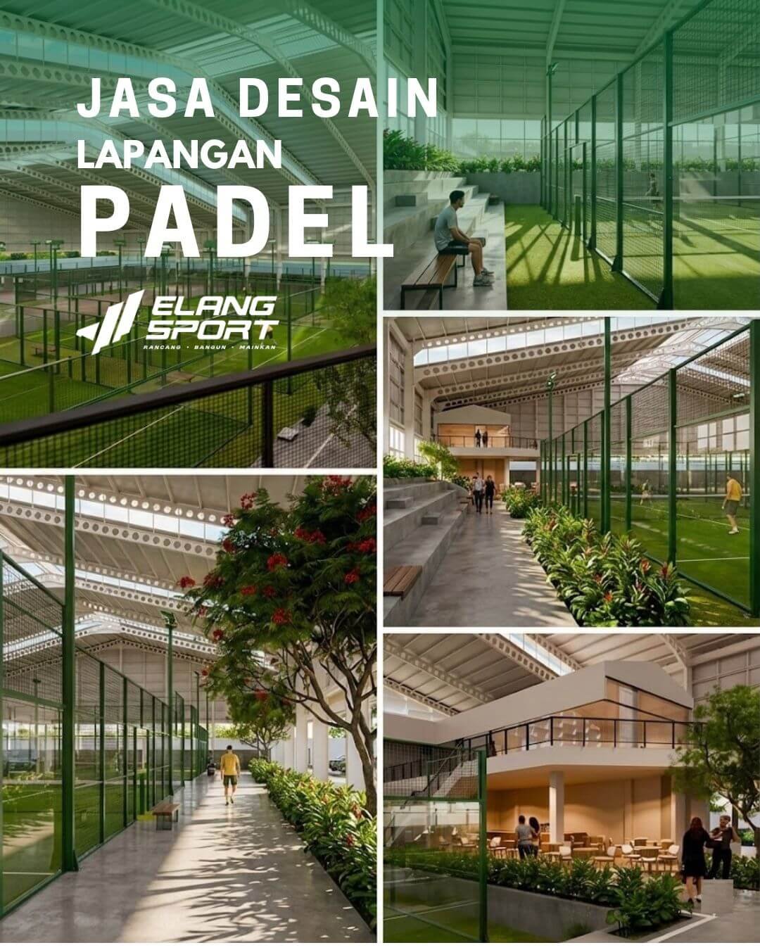 jasa desain lapangan padel