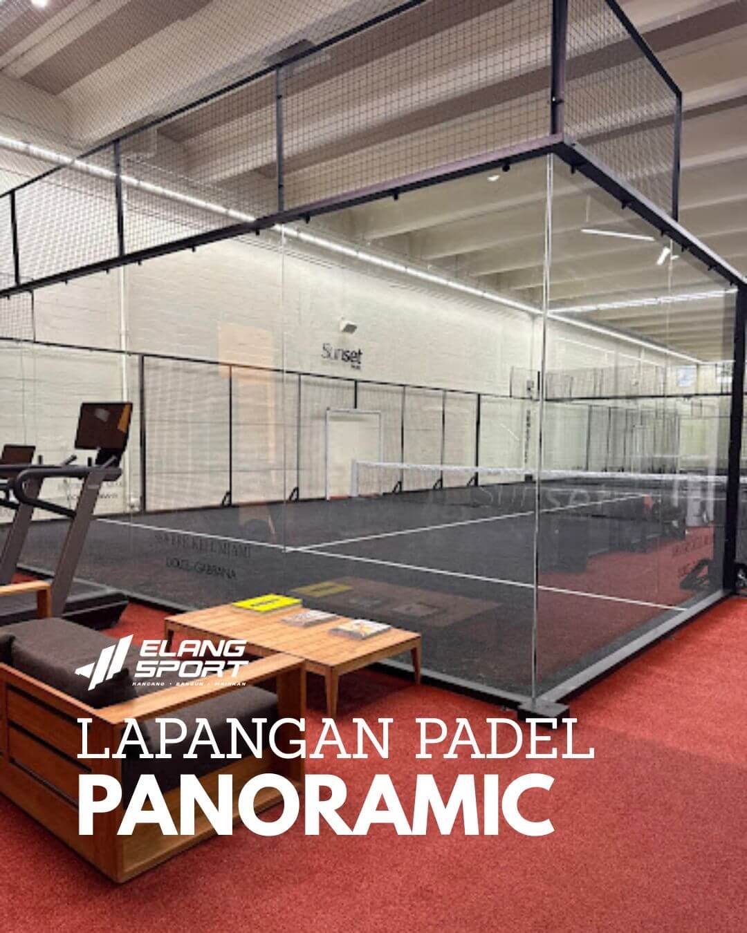 lapangan padel panoramic