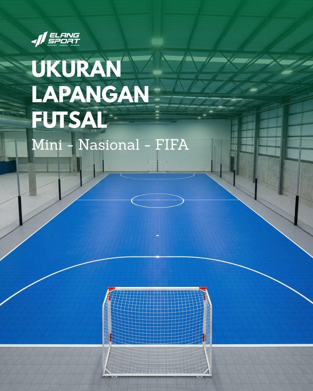 ukuran lapangan futsal