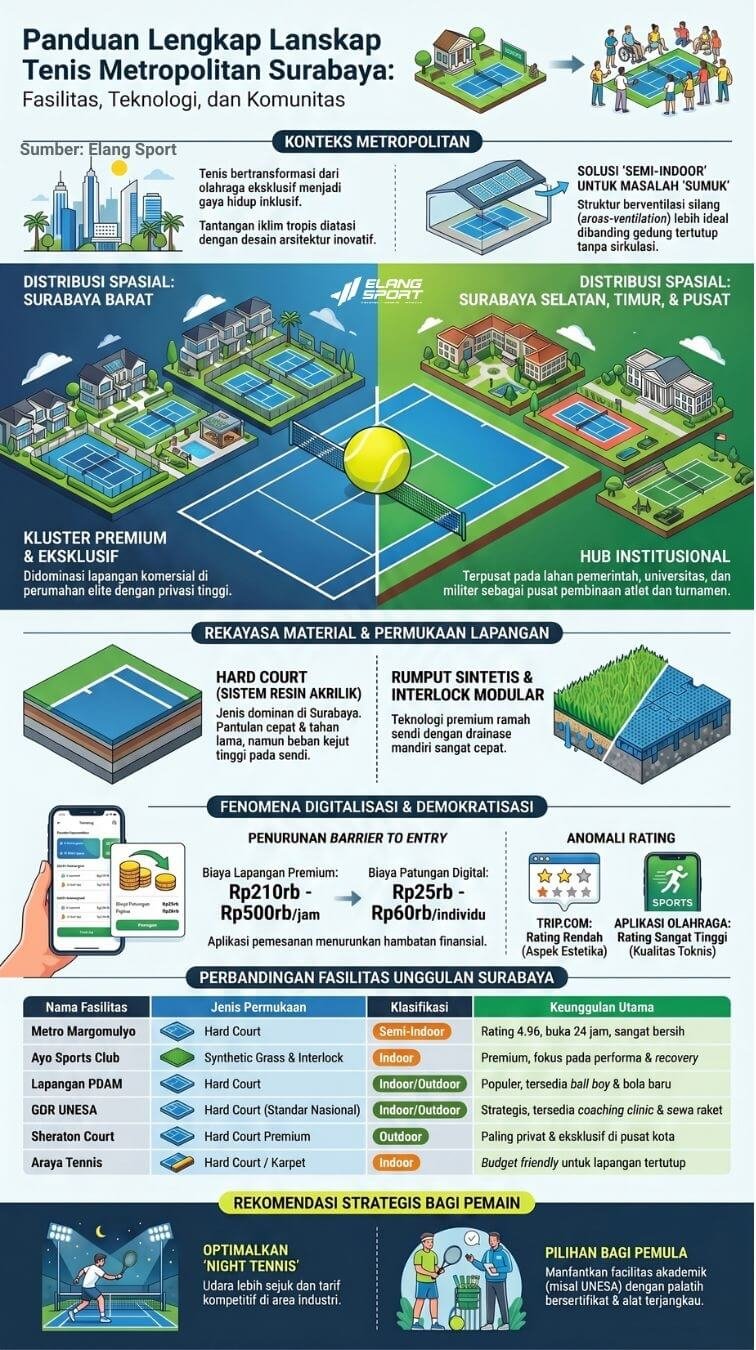lapangan tenis terdekat