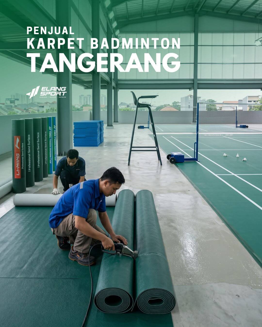 jual karpet badminton