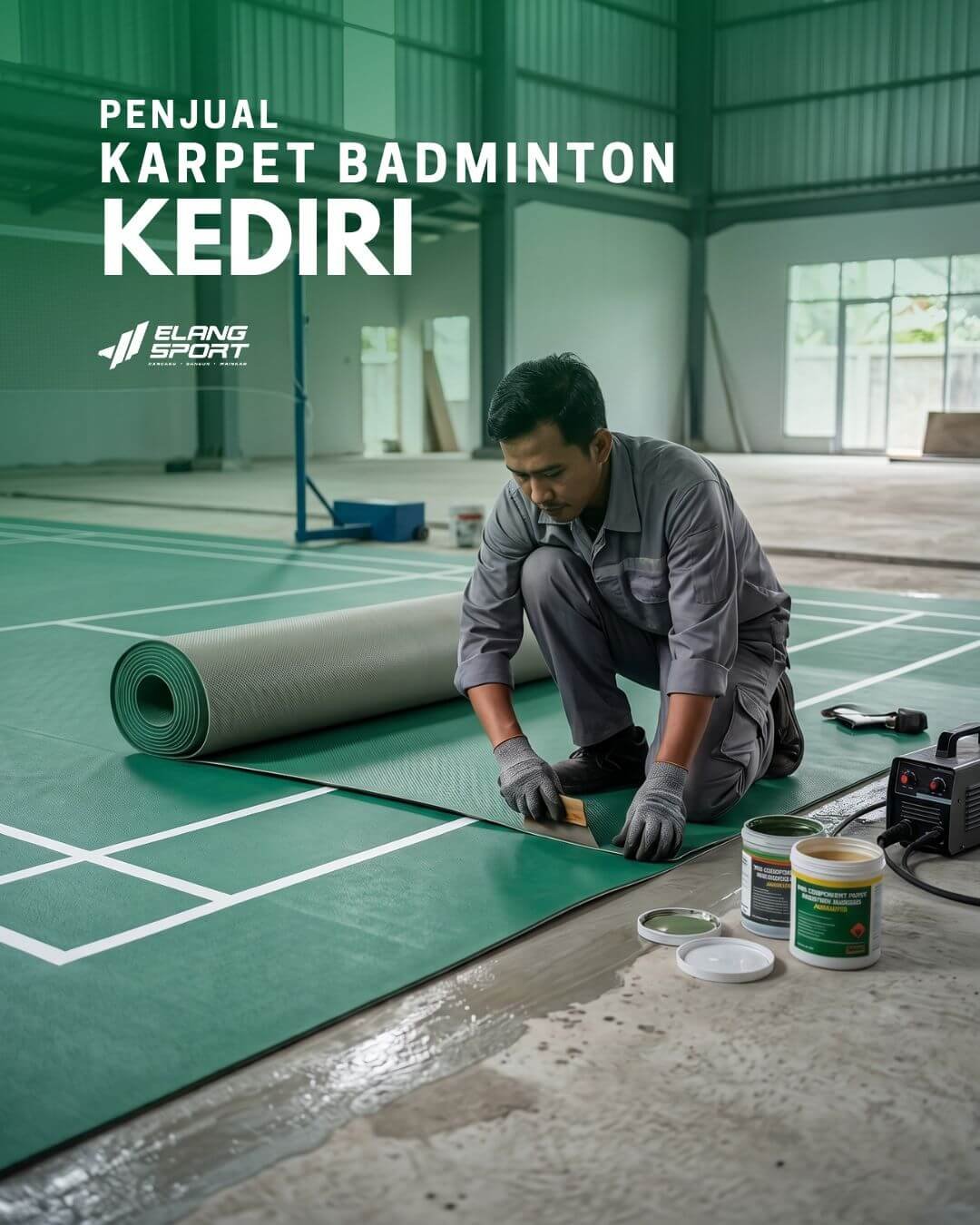 jual karpet badminton