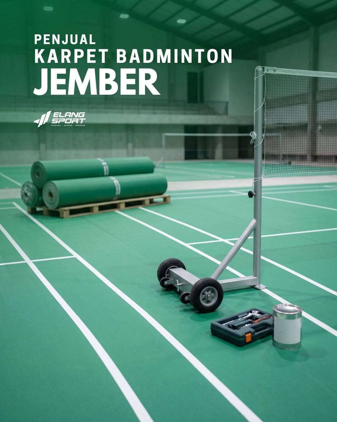 jual karpet badminton
