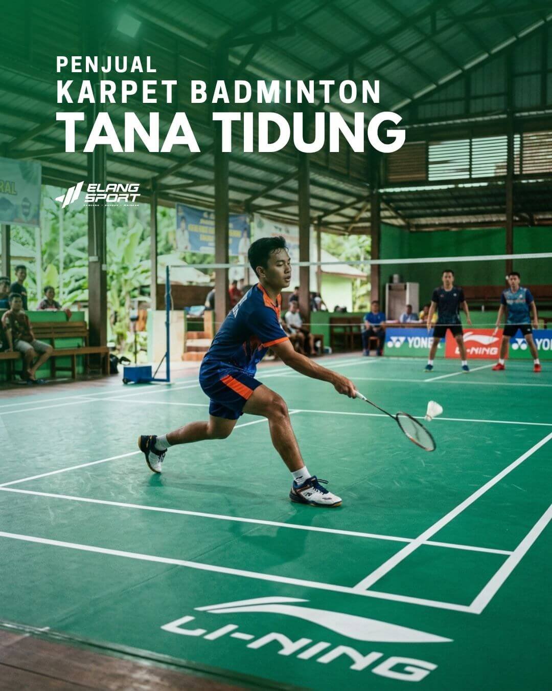 jual karpet badminton tana tidung