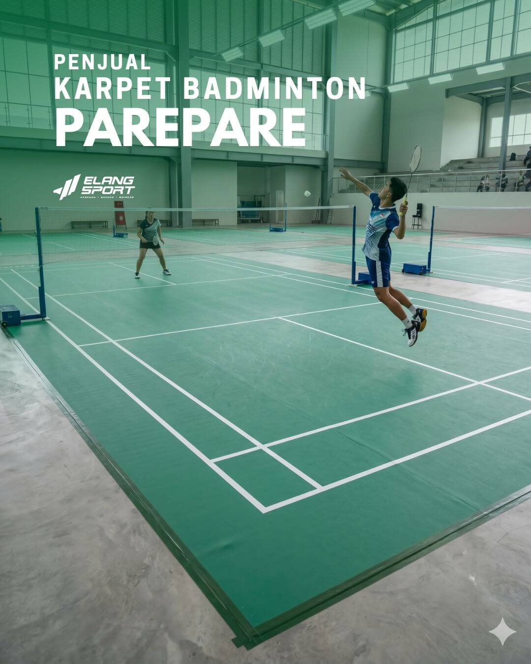 jual karpet badminton parepare