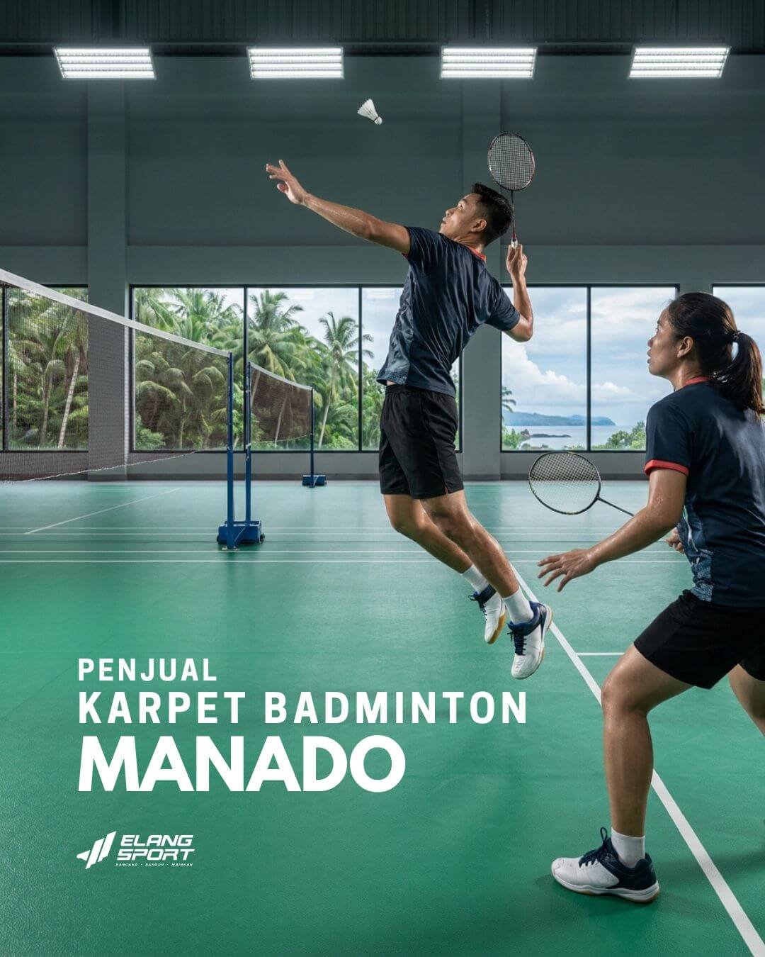 jual karpet badminton manado