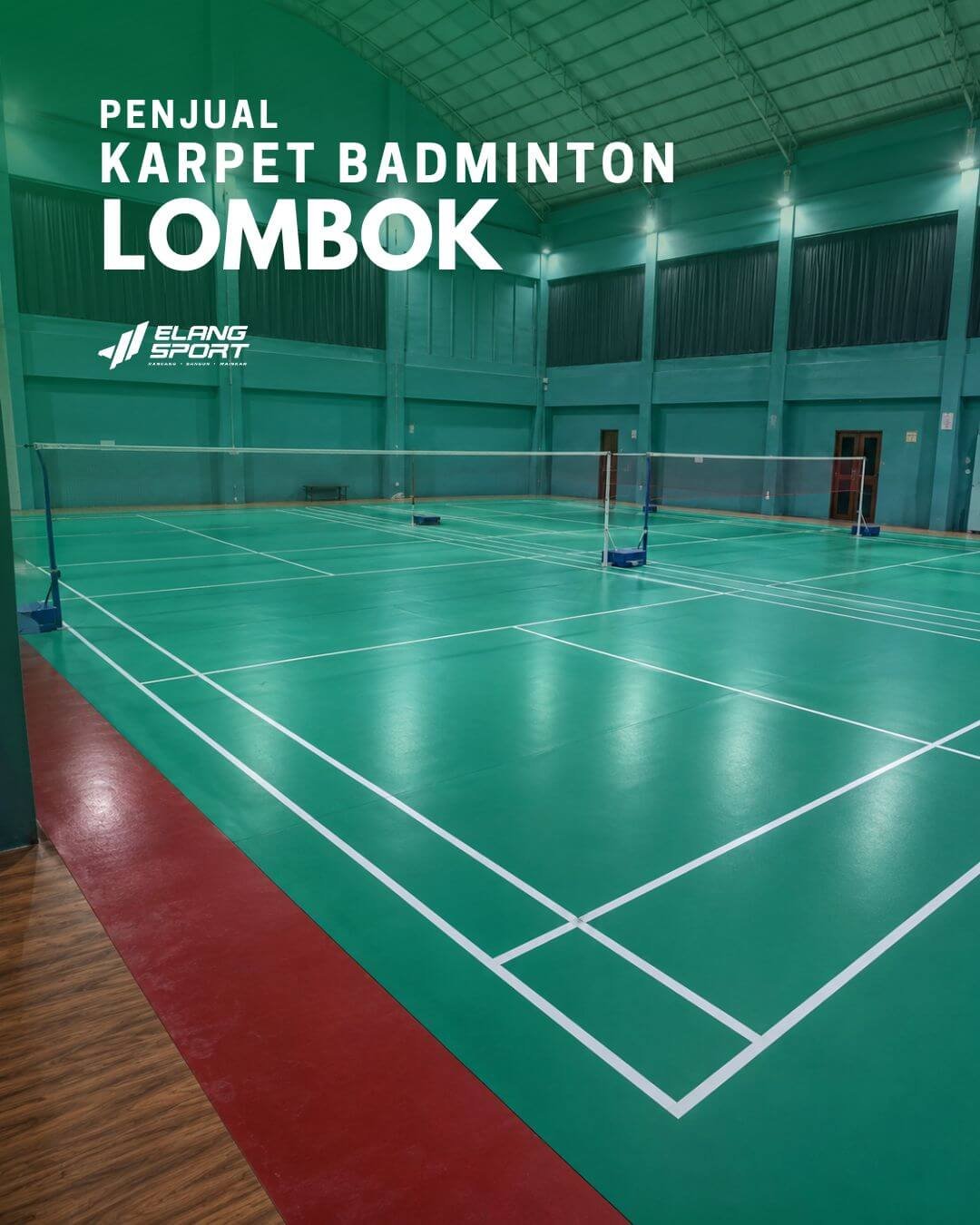 jual karpet badminton lombok