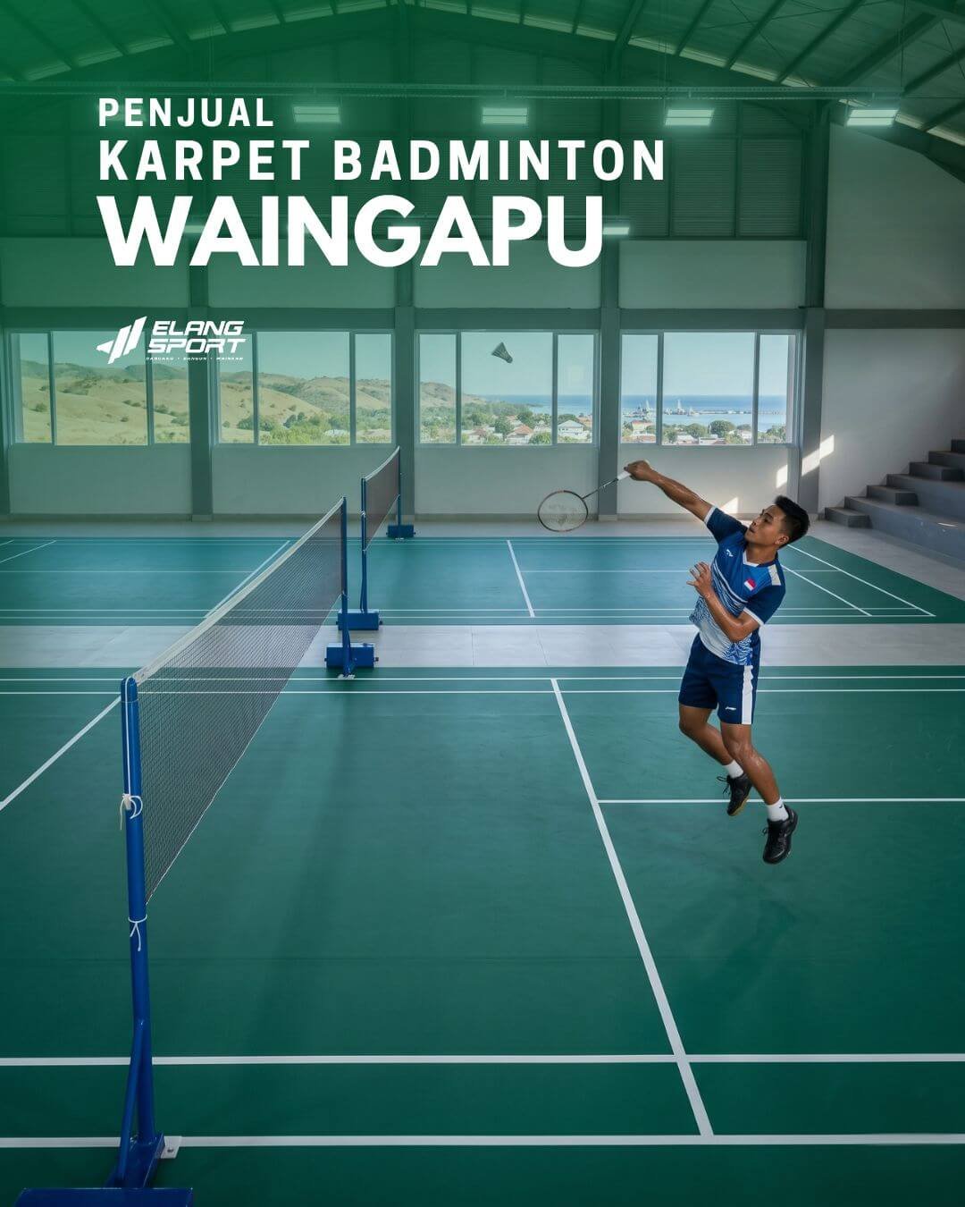 jual karpet badminton waingapu