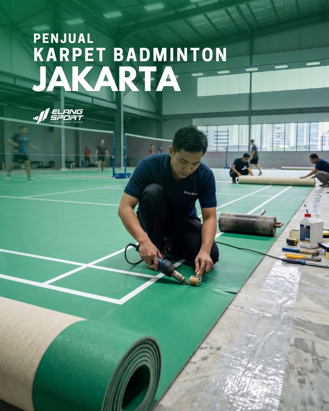 jual karpet badminton