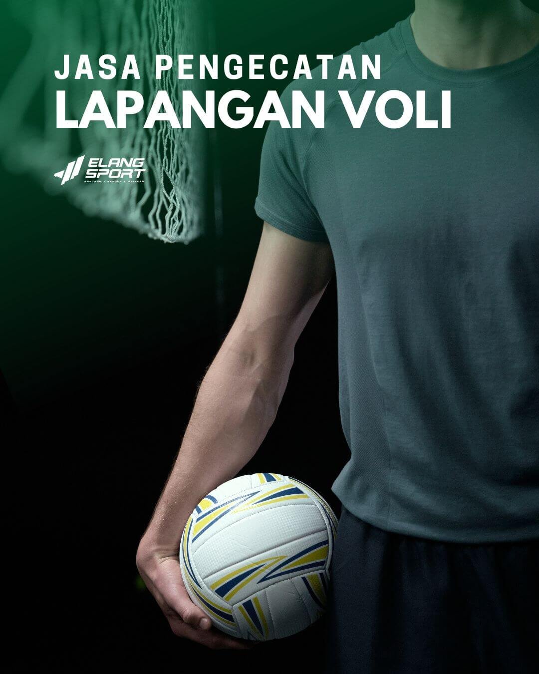 jasa cat lapangan voli