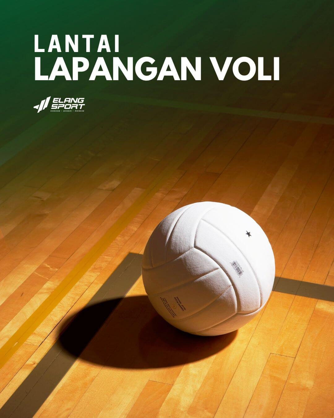 lantai lapangan voli