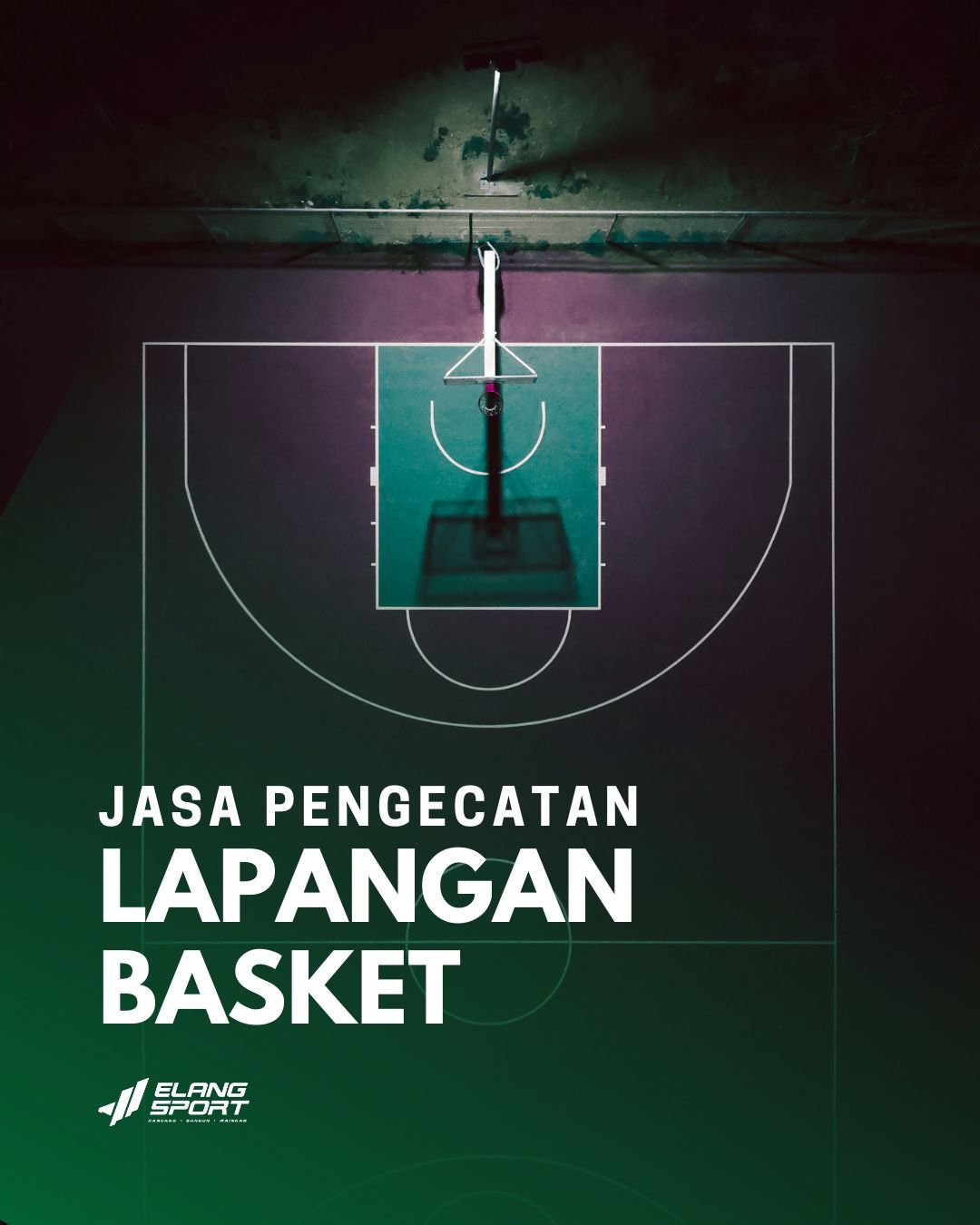 jasa cat lapangan basket