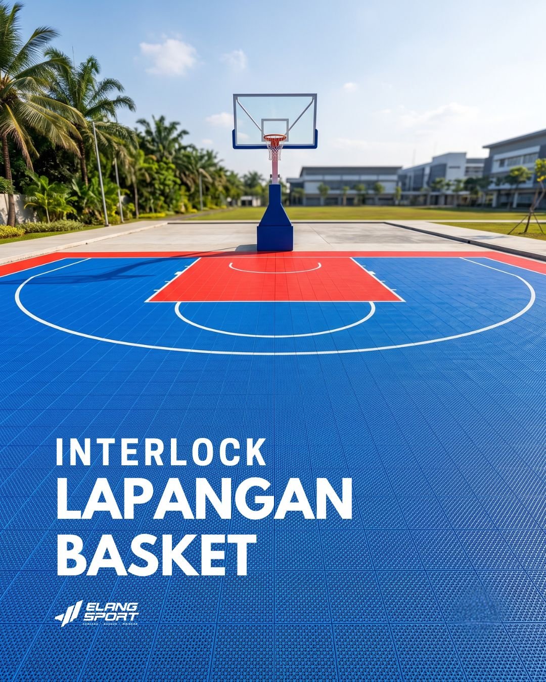 interlock lapangan basket