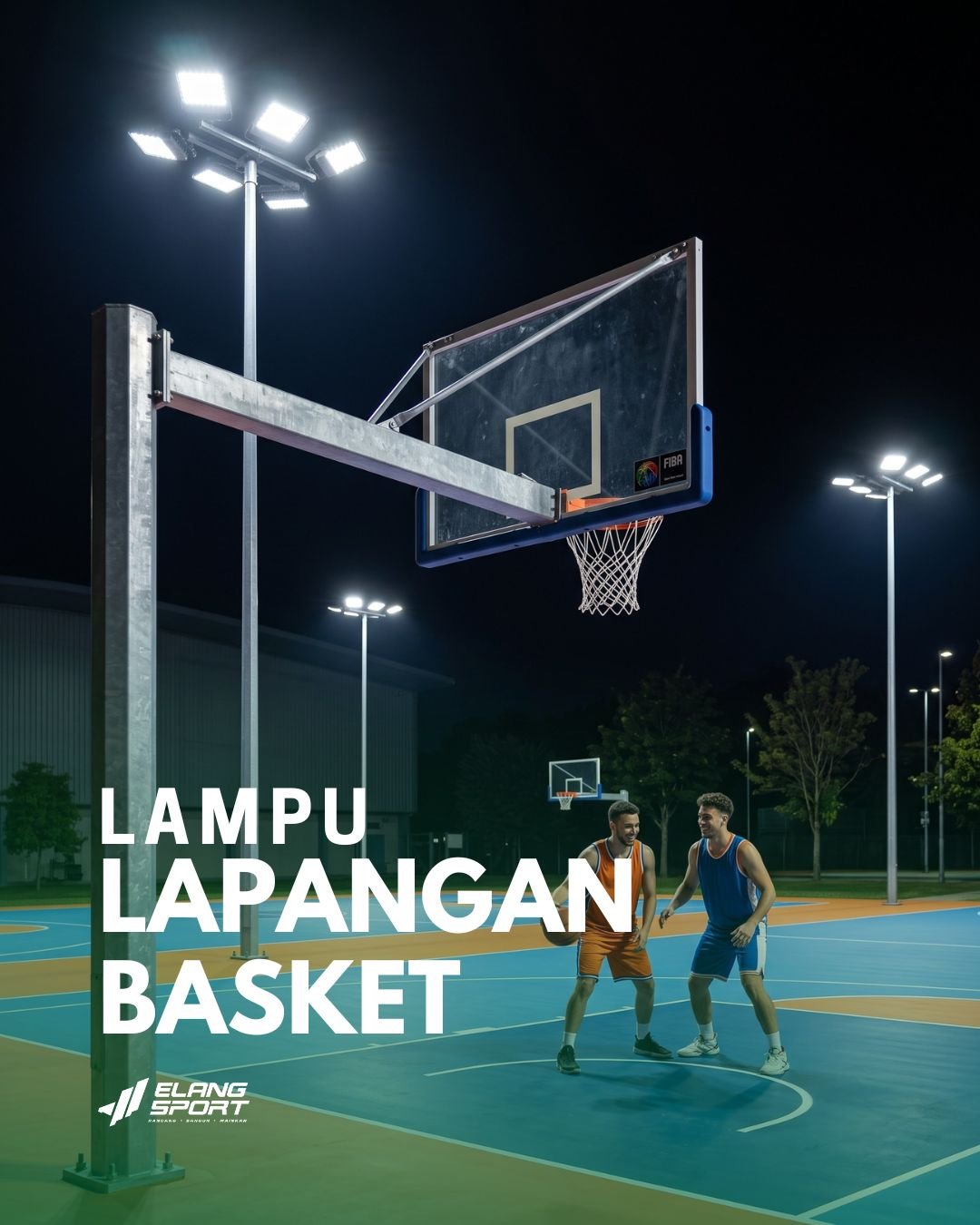 lampu lapangan basket