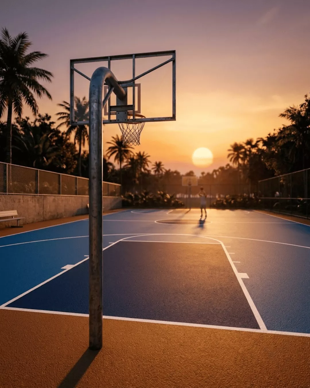 lapangan basket outdoor plexipave 2
