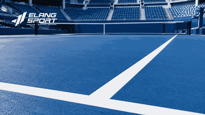 struktur lantai lapangan tenis